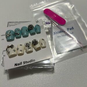 Brand New Hand Made Press on Nails # 66